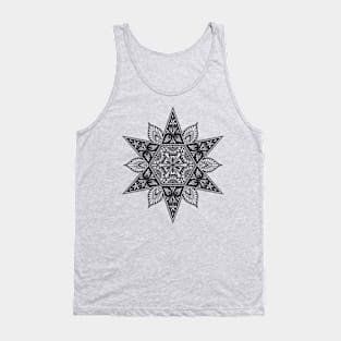 Elegant Vintage Geometrical Design Tank Top